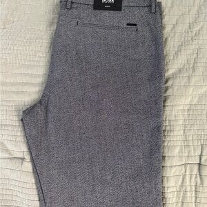 Hugo Boss Charcoal Slim Fit Trousers